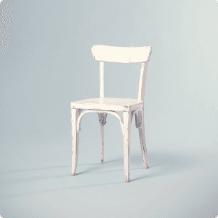 Gray upholstered chair