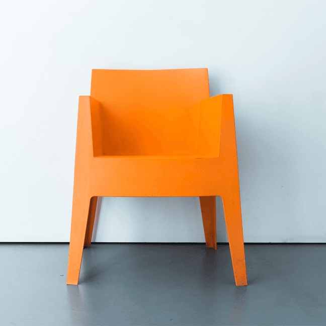 Orange modern chair